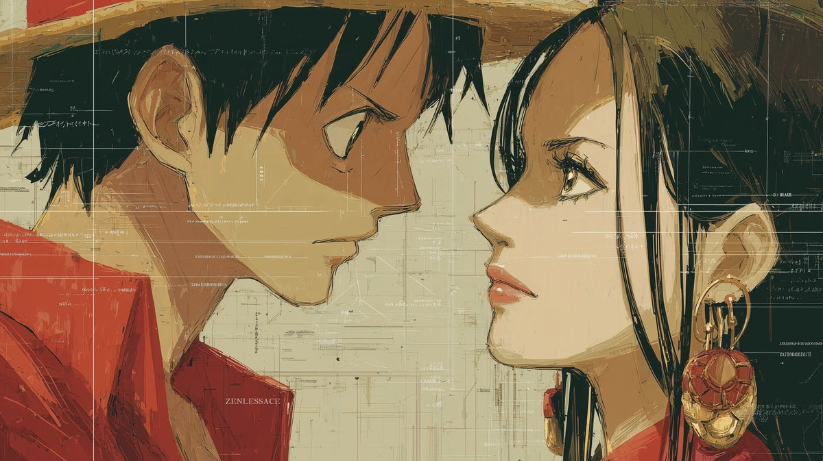 MONKEYD & LUFFY ANIME POSTER