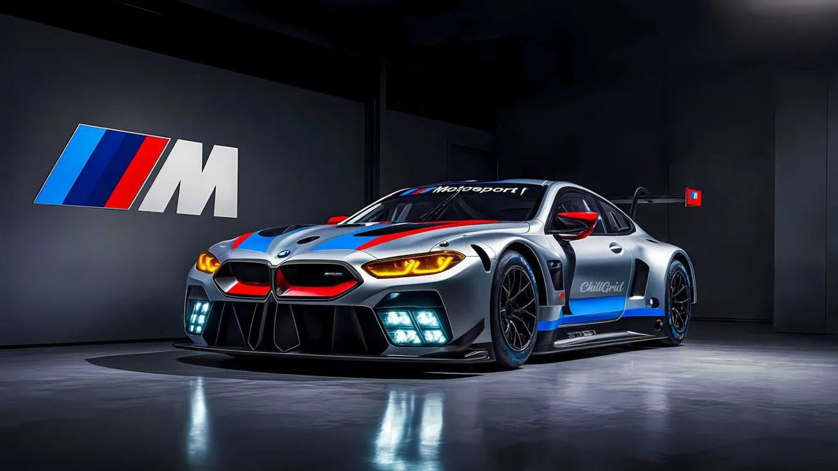 Gaming Setup 3-Panel Split Poster – BMW M Motorsport Posters